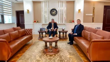 Vali Cagatay yeni Il Muduru Sami Cifti makaminda kabul etti