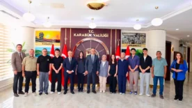 YKSde derece yapan ogrenciler Vali Cagatay ile bulustu