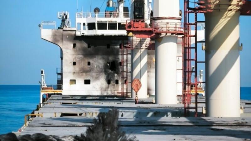 dron saldirisina ugrayan geminin icinde cekilen goruntuler saldirinin boyutunu gozler onune serdi mgQww7CS
