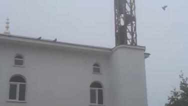 guvercin yuvasi minare yikimini erteledi 2819Fe6k