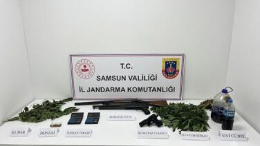 jandarma uyusturucu silah ve kenevir ele gecirildi A6x4lqMv