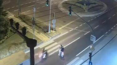 motosikletlerin carpisma ani kameralara yansidi AvSSKwPB