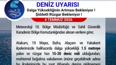 samsun valiliginden denize girilmemesi uyarisi GHPlfIke
