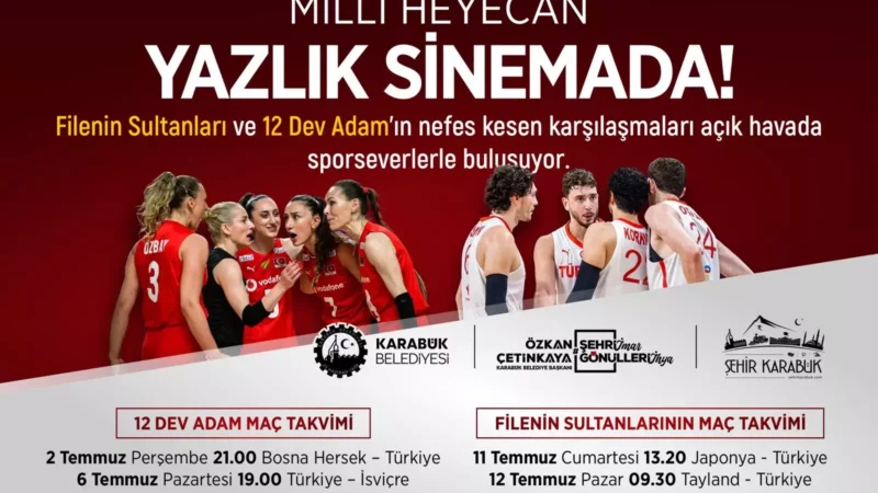 yazlik sinemada milli heyecan