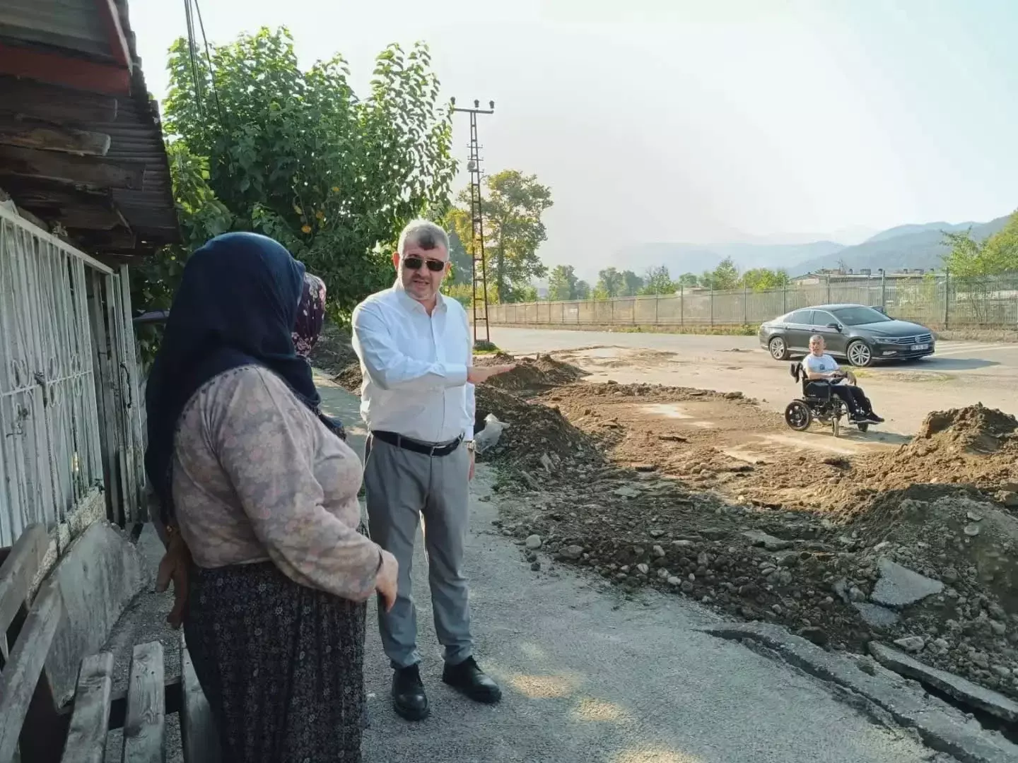 Baskan Karakas calismalari yerinde inceledi