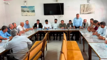 Eflanide Muhtarlarla istisare toplantisi