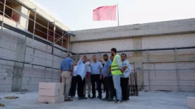 KBUde spor salonunun yapimi devam ediyor