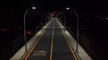 Kanyon Kopru yenilenerek trafige acildi