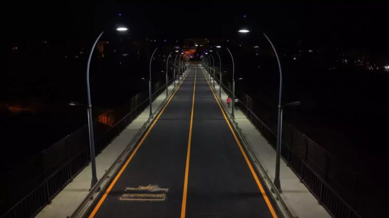 Kanyon Kopru yenilenerek trafige acildi