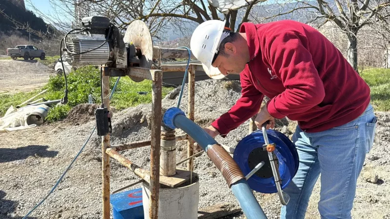 Karabukte 26 Bin 663 metre yeni icme suyu hatti dosendi