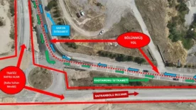 Safranbolu Baba Sultan Kavsaginda ulasim duzenlemesi