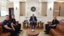 Vali Cagatay terfi eden emniyet mensuplarini kabul etti