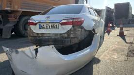 boluda kamyonla otomobil carpisti 1BvXYb8D