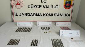 duzcede tarihi eser operasyonu 196 sikke ele gecirildi OHspI16p