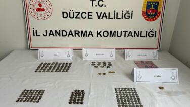 duzcede tarihi eser operasyonu 196 sikke ele gecirildi OHspI16p