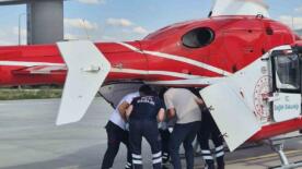tokatta tedavi goren yasli kadin helikopter ambulansla konyaya sevk edildi CABPFH3K