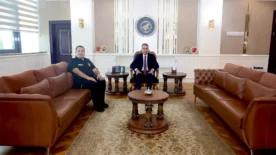 Emniyet Muduru Tinmazoldan Vali Cagataya ziyaret