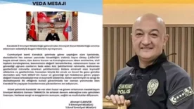 Il Emniyet Muduru Ahmet Canverden veda mesaji