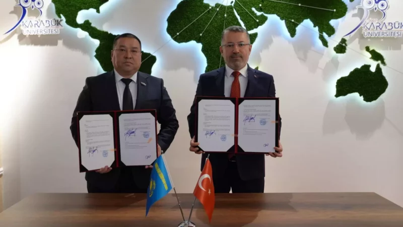 KBU ile Atyrau Universitesi arasinda tezli yuksek lisans protokolu imzalandi