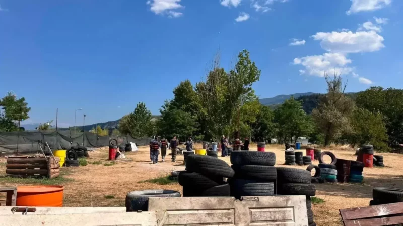 Karabukte gencler Paintball heyecani yasadi