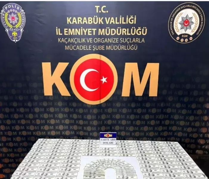 Karabük'te sahte 11 bin 700 dolar ele geçirildi 1 Sahte 11 bin 700 dolar ele gecirildi