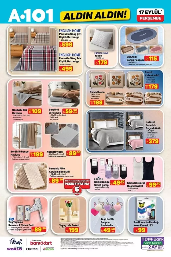 A101 Aldın Aldın 17 Eylül Kataloğu Yayında! İndirimli Ürünler 9 e9c5f686 9517 4470 8586 e2aa013200e4 1