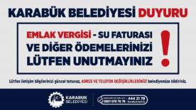 karabuk belediyesinden vatandaslara zamaninda odeme cagrisi JwDOQKiX