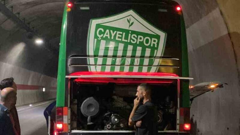 kurban ve dualarla ugurlanan cayelispor tunelde mahsur kaldi t72PYxtt