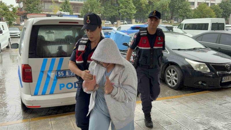 samsunda 16 suctan aranan kadin jandarmanin kimlik kontrolunde yakalandi RUgyZDDG