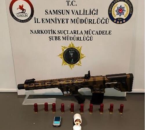samsunda uyusturucu operasyonu 5 gozalti CygLrdnd