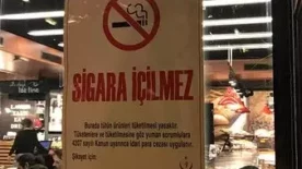 sigara icilmez afisi