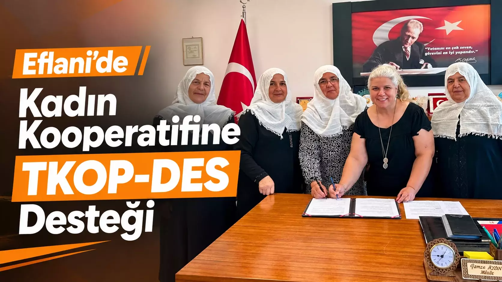 Eflani’de Kadın Kooperatifine TKOP-DES Desteği
