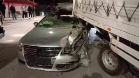 amasyada kamyonete carpan otomobil hurdaya dondu 1 yarali STwWji6V